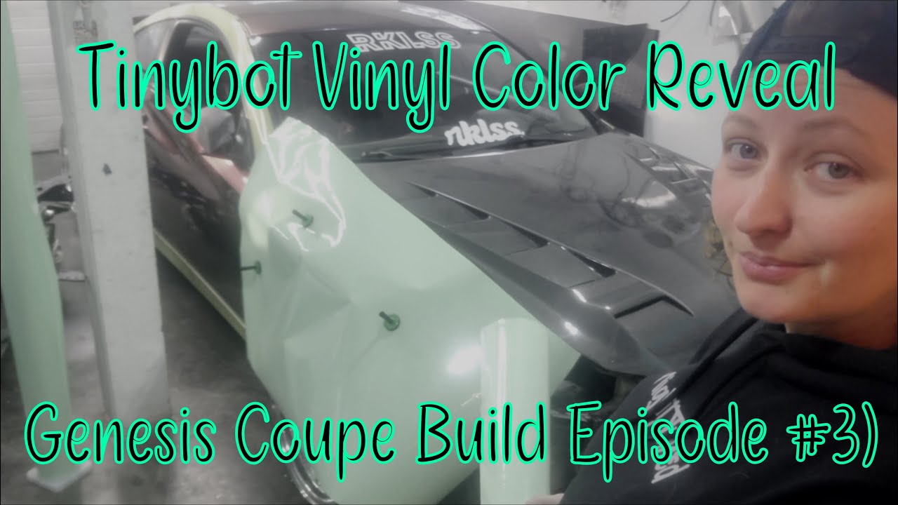 Tinybot Vinyl Color Reveal (Genesis Coupe Build Episode 3)
