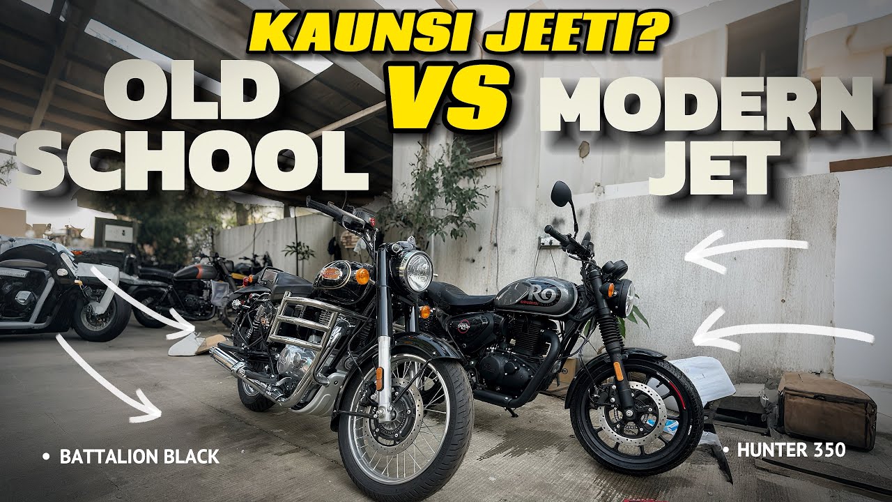 Battalion Black vs Hunter 350: Detailed Comparison | Confusion Khatam!🛑