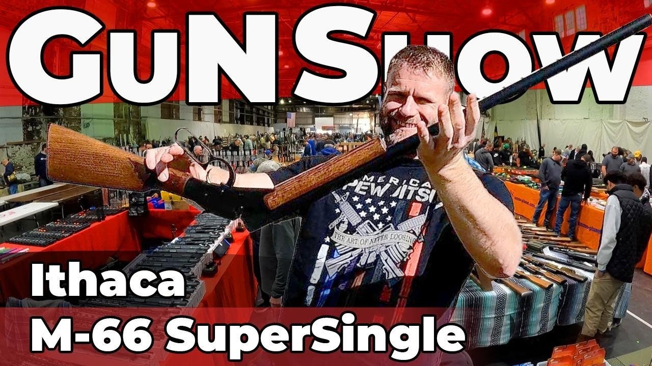 March 9th 2024 Gun Show!  Ithaca M-66 SuperSingle 12ga for $125!  St. Charles MO!
