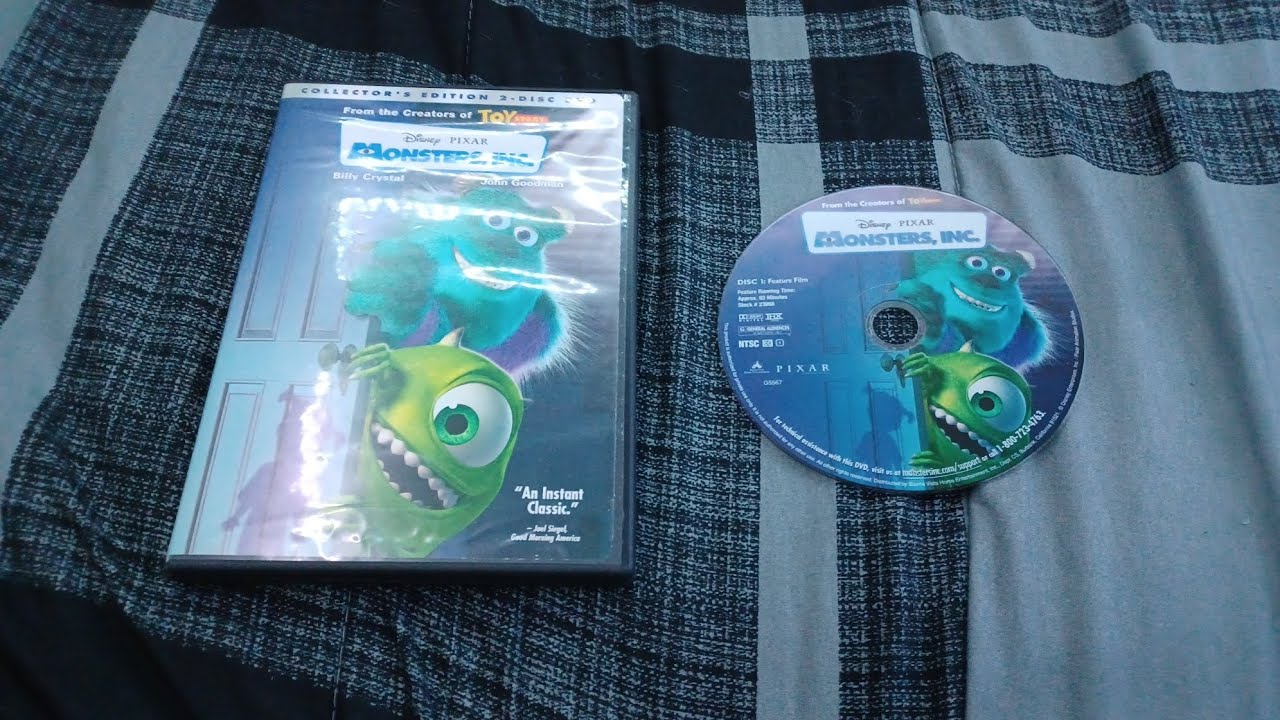 Monsters, Inc. 2002 DVD Menu Walkthrough