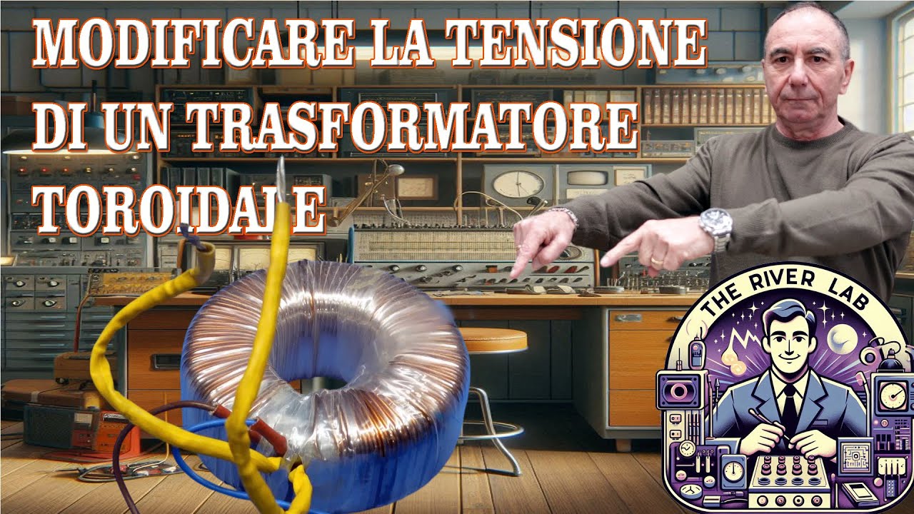094 MODIFICARE LA TENSIONE DI USCITA DI UN TRASFORMATORE TOROIDALE #elettronica