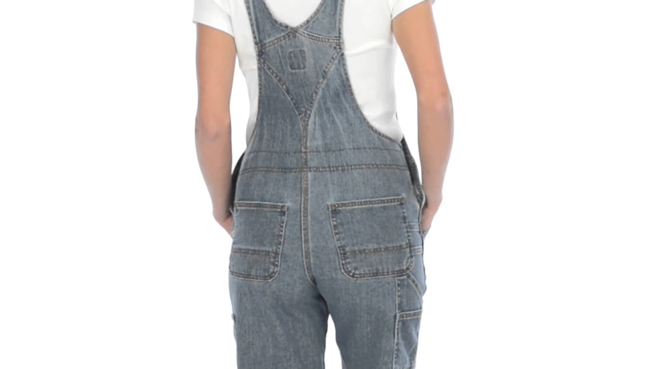 Carhartt Denim Bib Overall Shorts - Unlined (For Women)