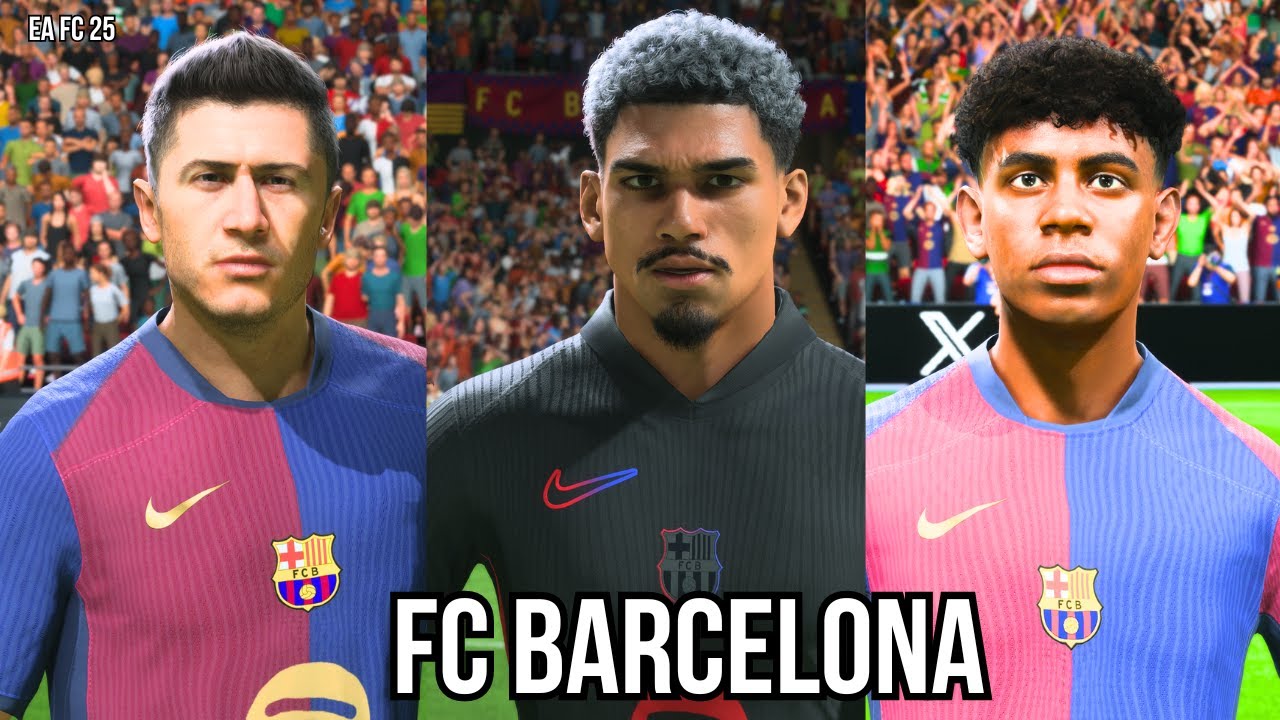 EA FC 25 FC Barcelona Faces