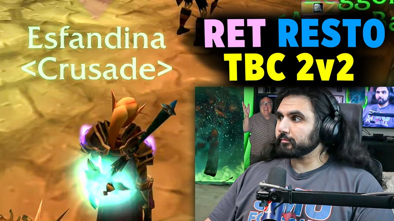 TBC Ret Paladin Late Night YouTube Only 3v3 Arena Session | Esfand Live 03/16/2026