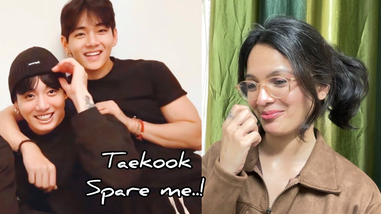 TAEHYUNG and JUNGKOOK (taekook) cute moments that melted me | REACTION
