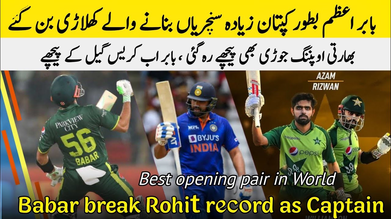 Most T20 Centuries as Captain || Babar & Rizwan best opening player in the world || behind Ghyle now