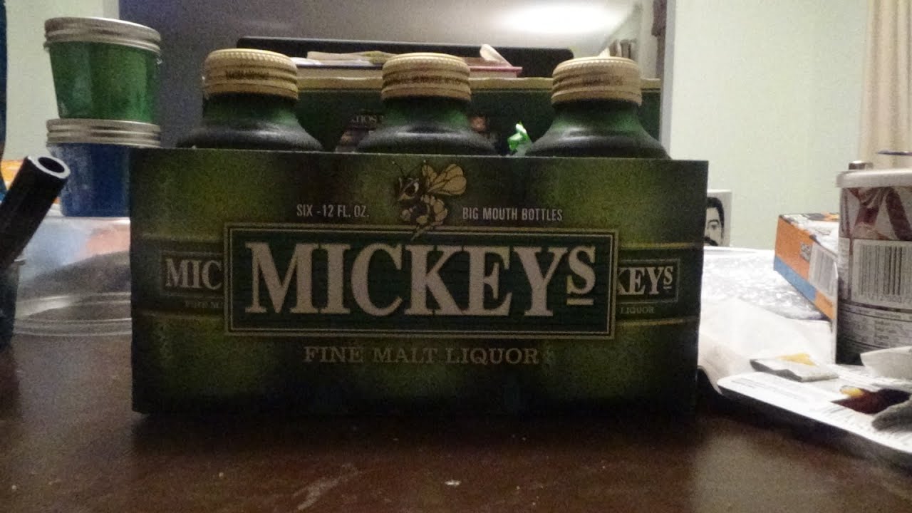 ASMR Drinking Mickey's Fine Malt Liquor