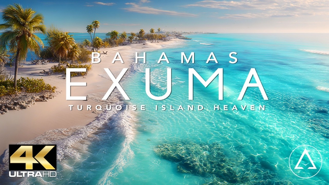 Exuma – Bahamas in 4K Drone Footage | Tropical Island Landscapes