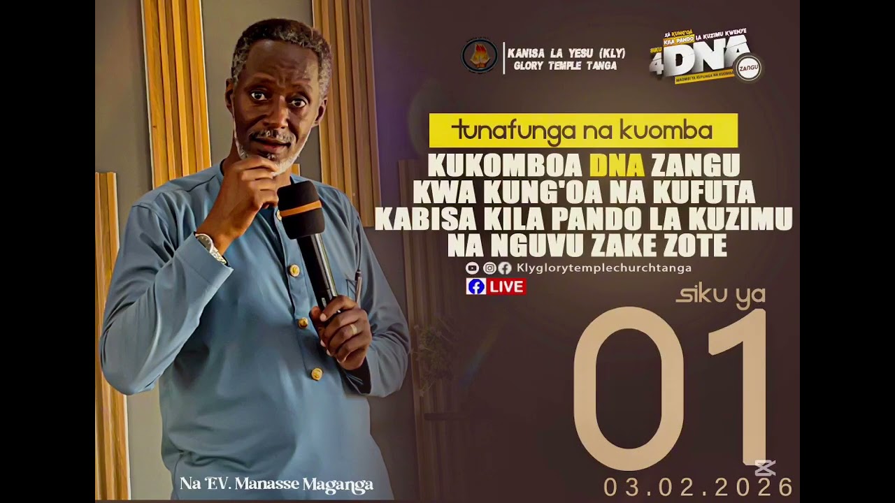 DAY 1: PART 1, MAOMBI YA KUKOMBOA DNA ZETU KWA KUNG'OA KILA PNDO LA KUZIMU NA NGUVU ZAKE