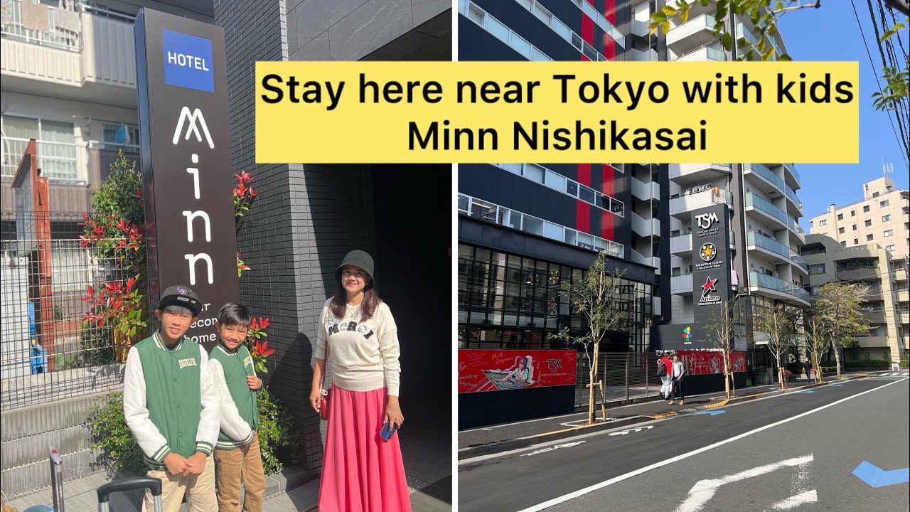 Tokyo apartment Minn Nishikasai. Near Nishi Kasai station, family accommodation.