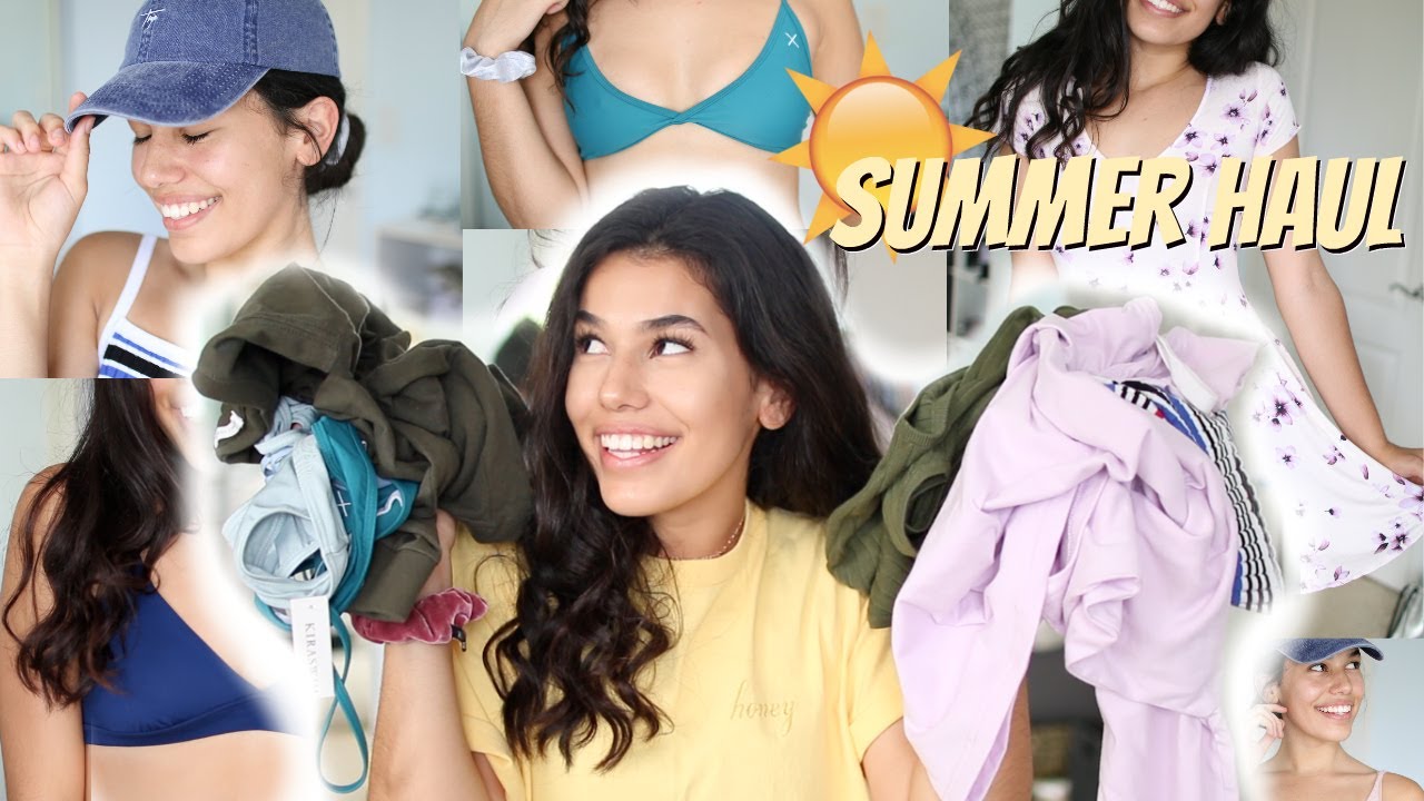 HUGE SUMMER CLOTHING TRY-ON HAUL 2017! // Bikinis, Clothes, & More | Ava Jules