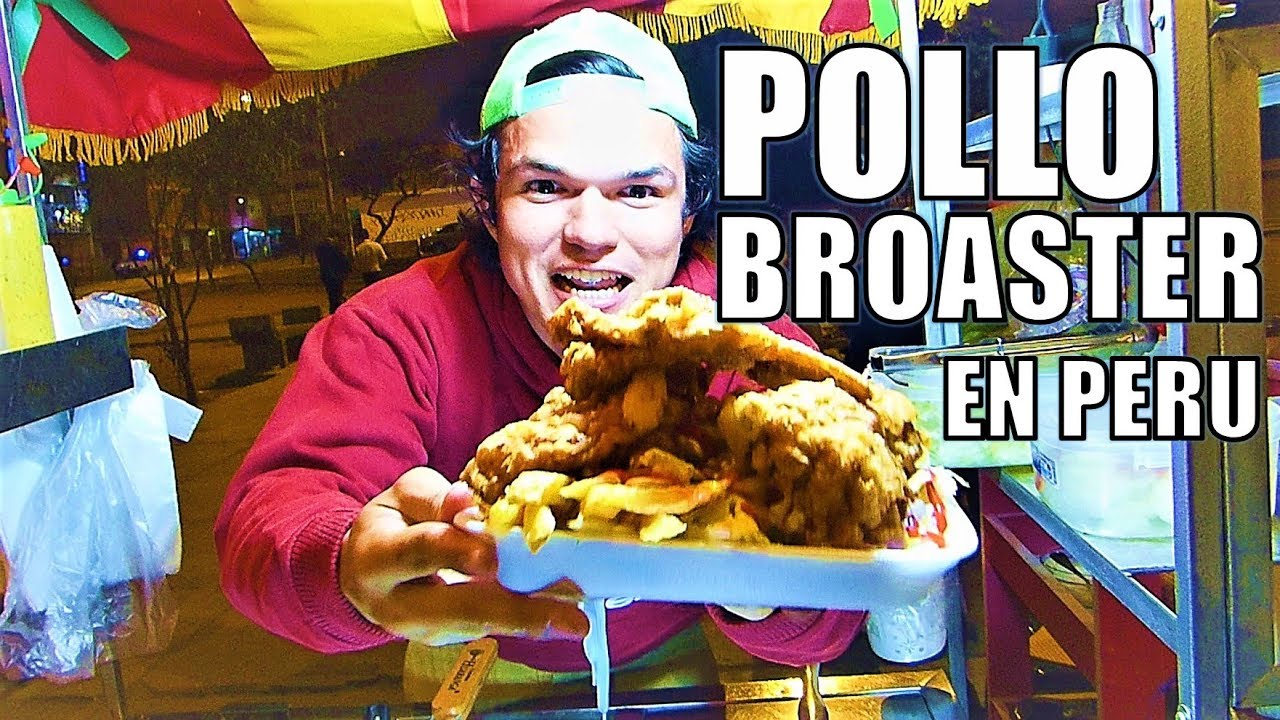 Como servir Pollo Broaster  - Venezolanos en Peru