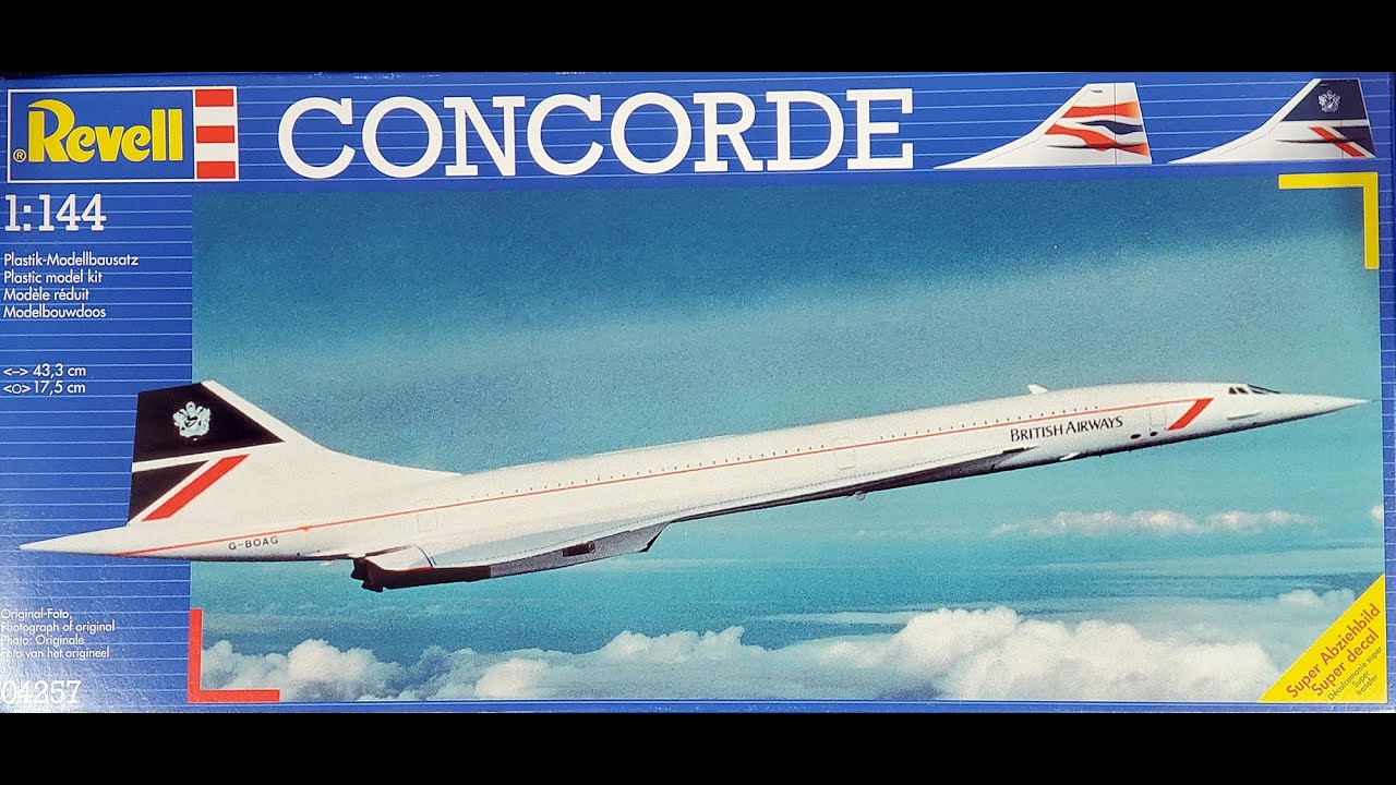 1/144 Revell Concorde Review/Preview