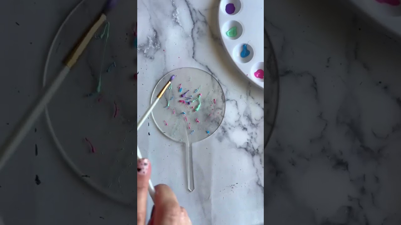 3D Paint Cake Topper 