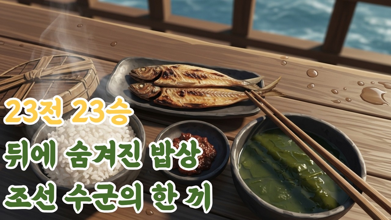 23전 23승 뒤에 숨겨진 밥상 | 조선 수군의 한 끼
