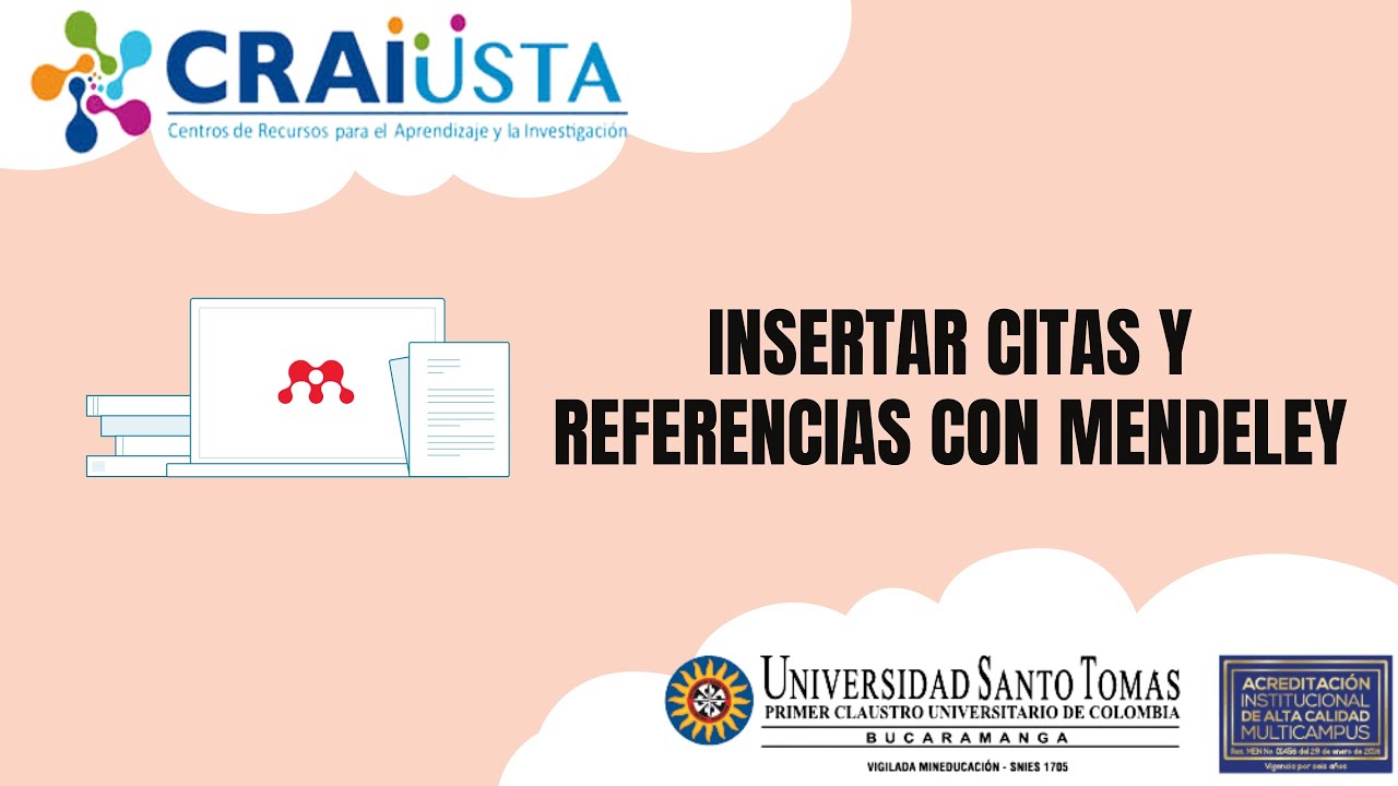 Insertar citas y referencias con Mendeley Cite