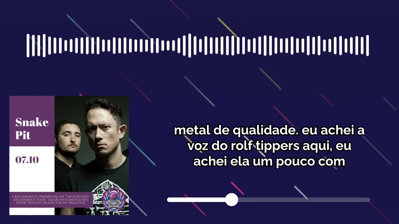 📰 Cancelamento prematuro da 'The Poisoned Ascendancy Tour': tensão nos bastidores entre Trivium...