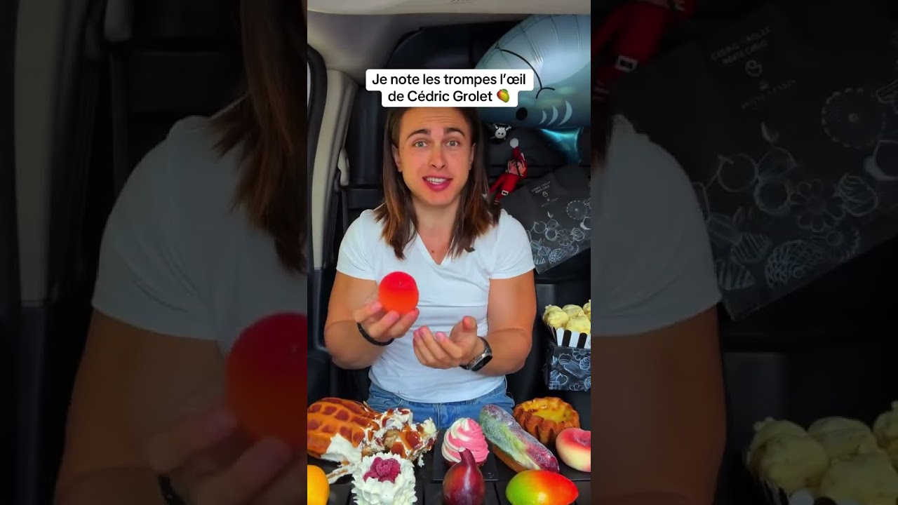 Je note les trompe l&rsquo;&oelig;il de C&eacute;dric Grolet 🥭#fyp #pourtoi #viral #foodporn #degustation
