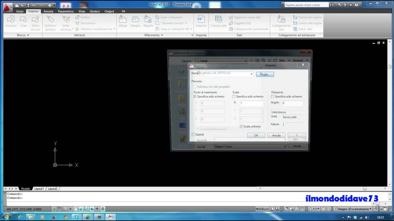 Tutorial #10# - Autocad - Blocchi con definizione di attributi