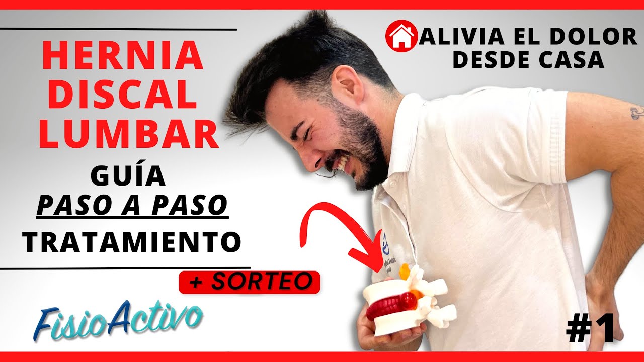 ELIMINA TU HERNIA DISCAL LUMBAR ✅ ¡Paso a Paso! + SORTEO! 🎁