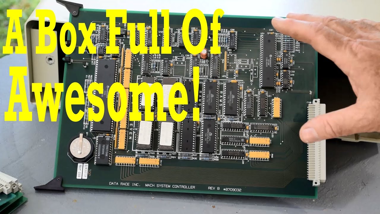 Retro Find Of The Week: DataRace Statistical Multiplexer #retrocomputer