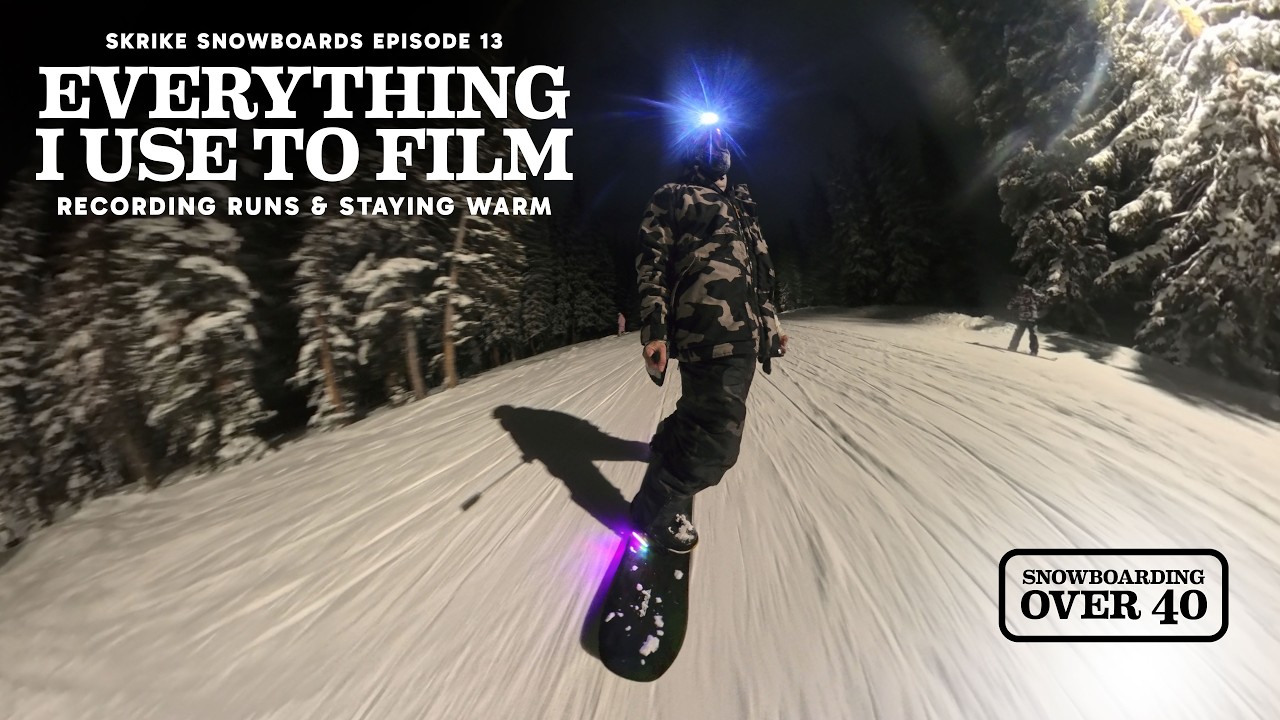 Everything I Use to Film My Snowboarding Runs & Stay Warm: Skrike Snowboards Ep. 13
