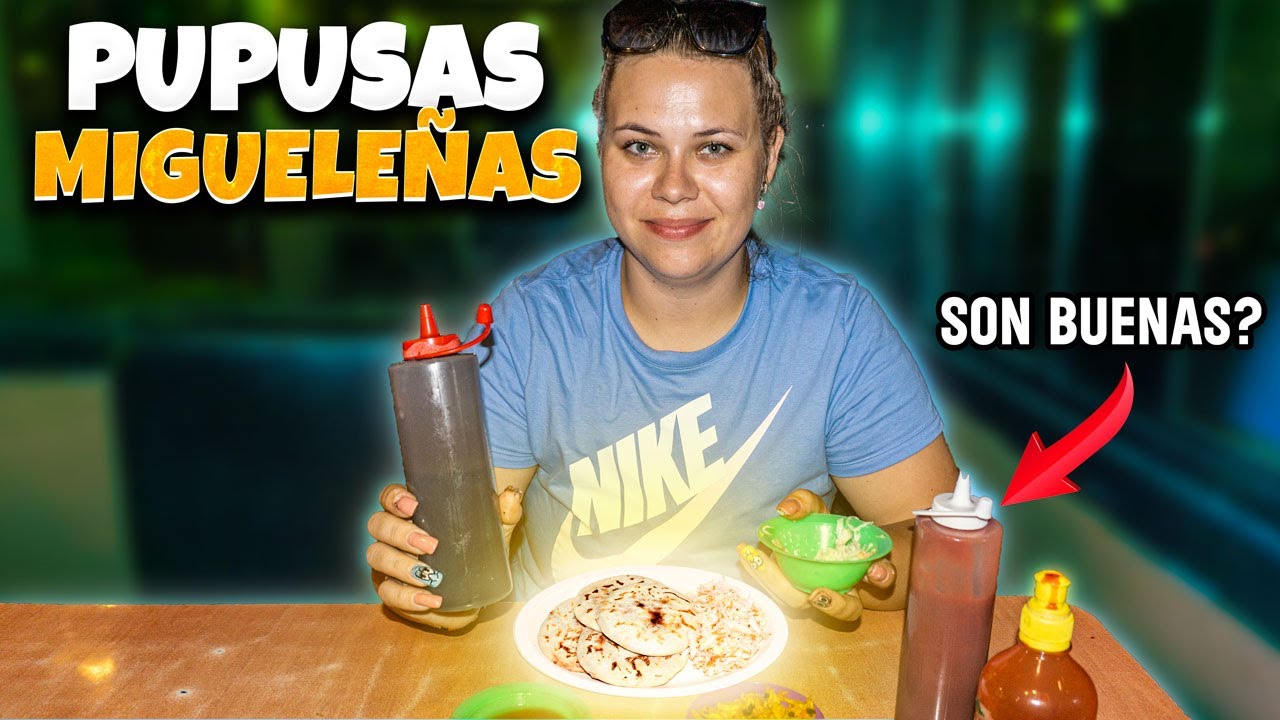 Probando las pupusas de San Miguel 🫓 ESTAN BUENAS? 🫓Ucraniana
