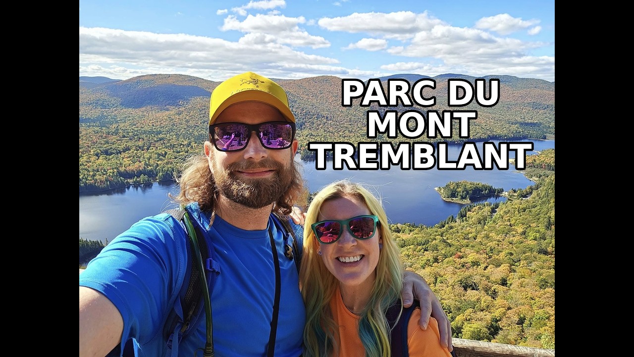Québec Rando au Parc du Mont Tremblant: Sentier de la corniche, la roche et la coulée