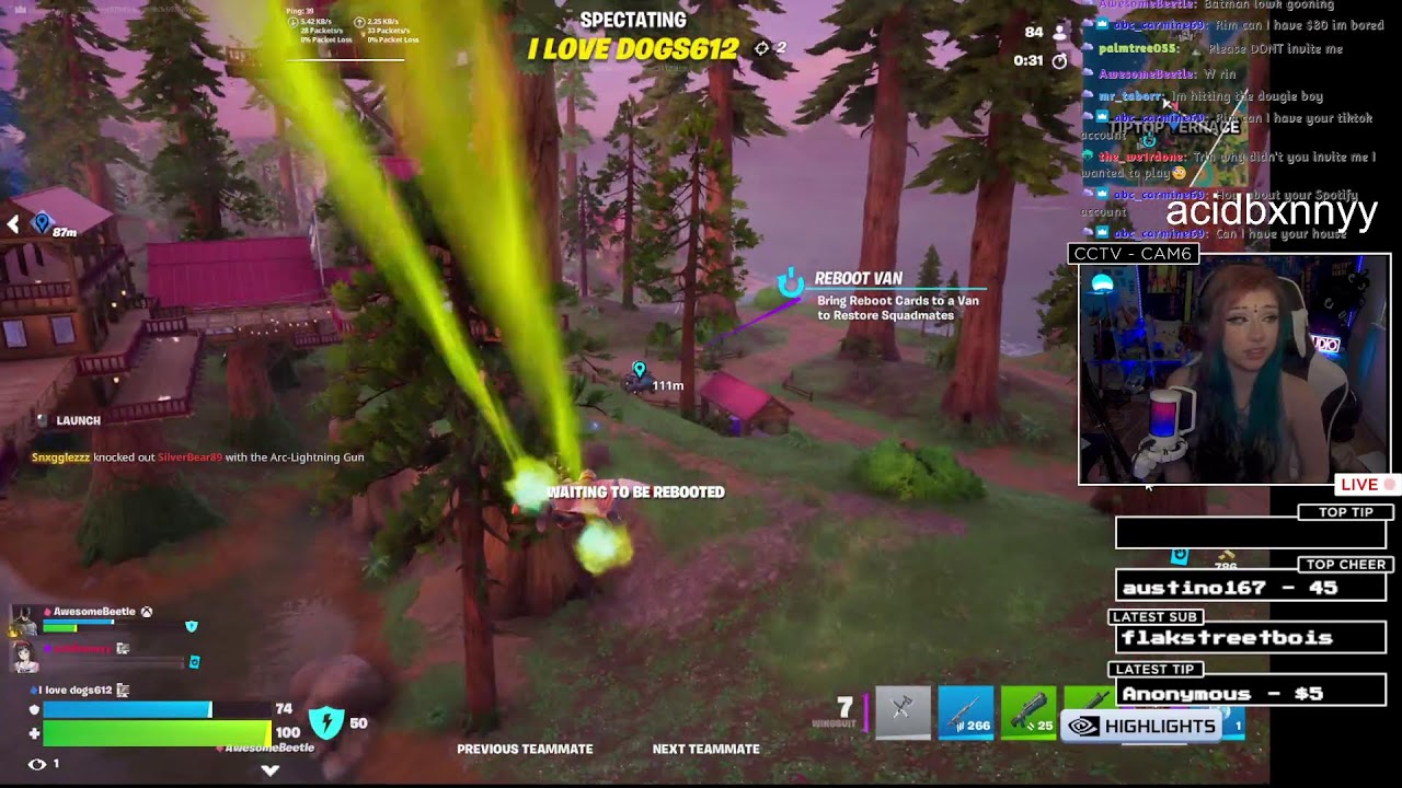 rin yaps for an hour then plays fortnite badly
