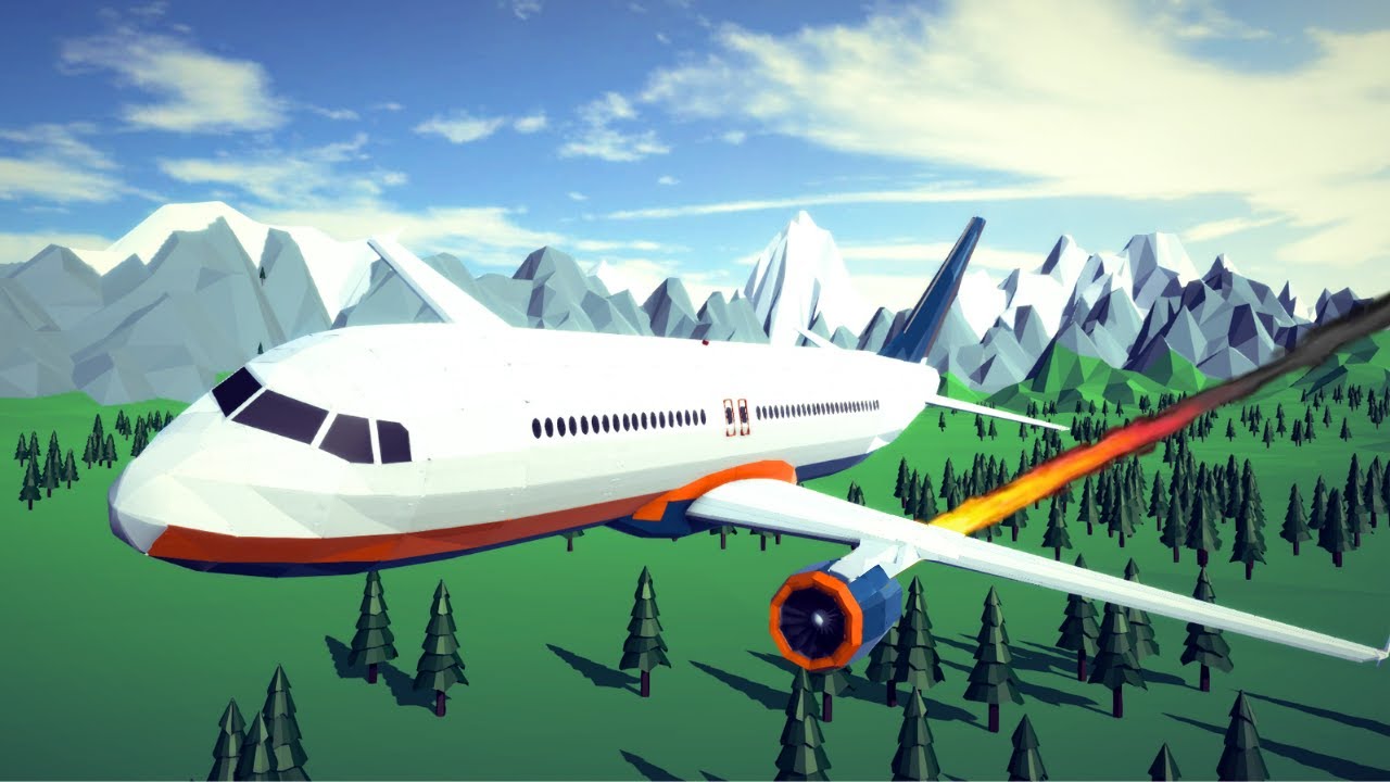 Real Airplane Disasters and Crashes #12 | Besiege
