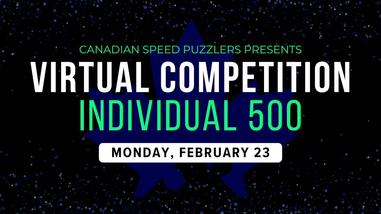 CSP Virtual Competition - February 23, 2025 - Individual 500