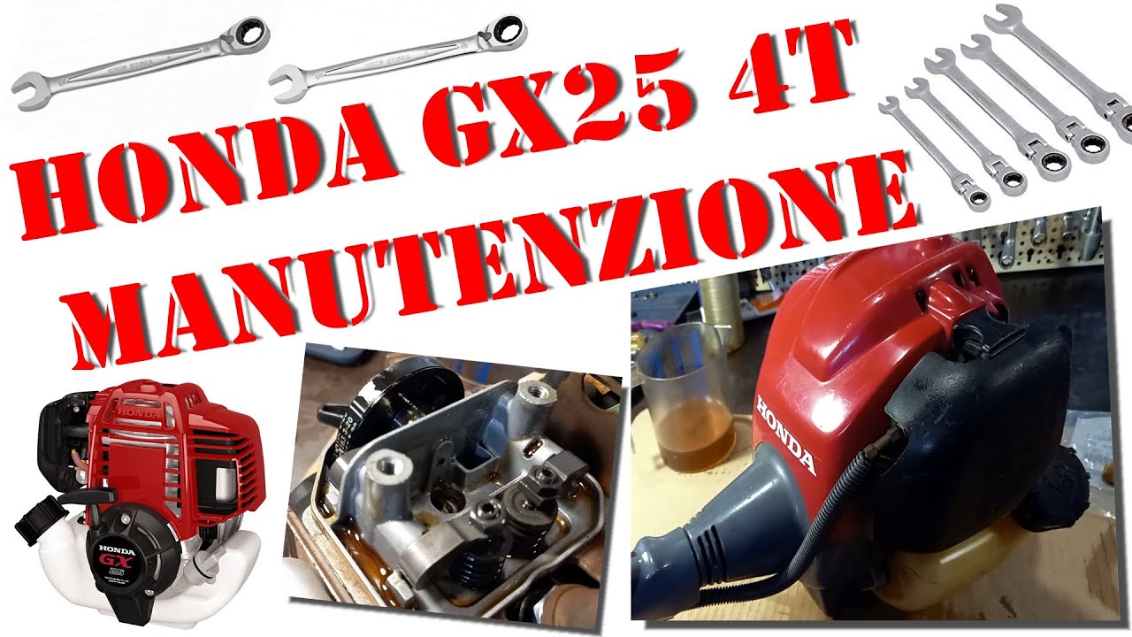 HONDA GX25 4 tempi Come fare manutenzione motore decespugliatore UMK425