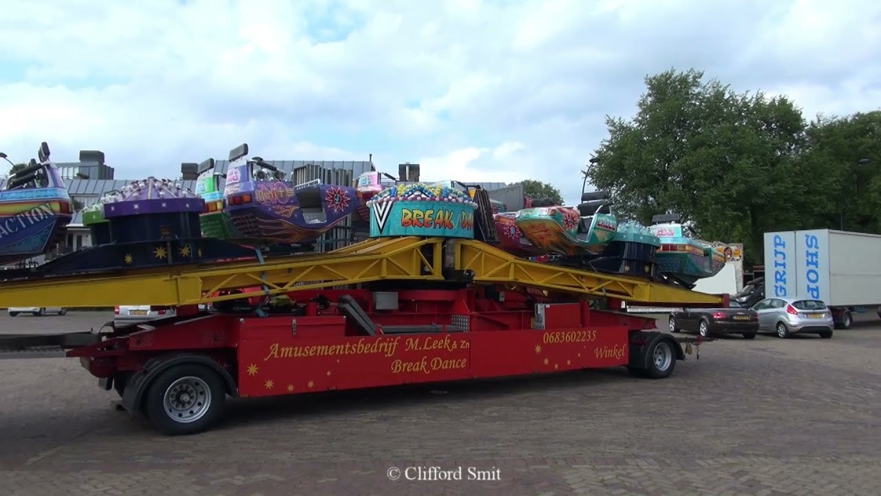 Kermis Castricum 2021 Transport en opbouw deel 1