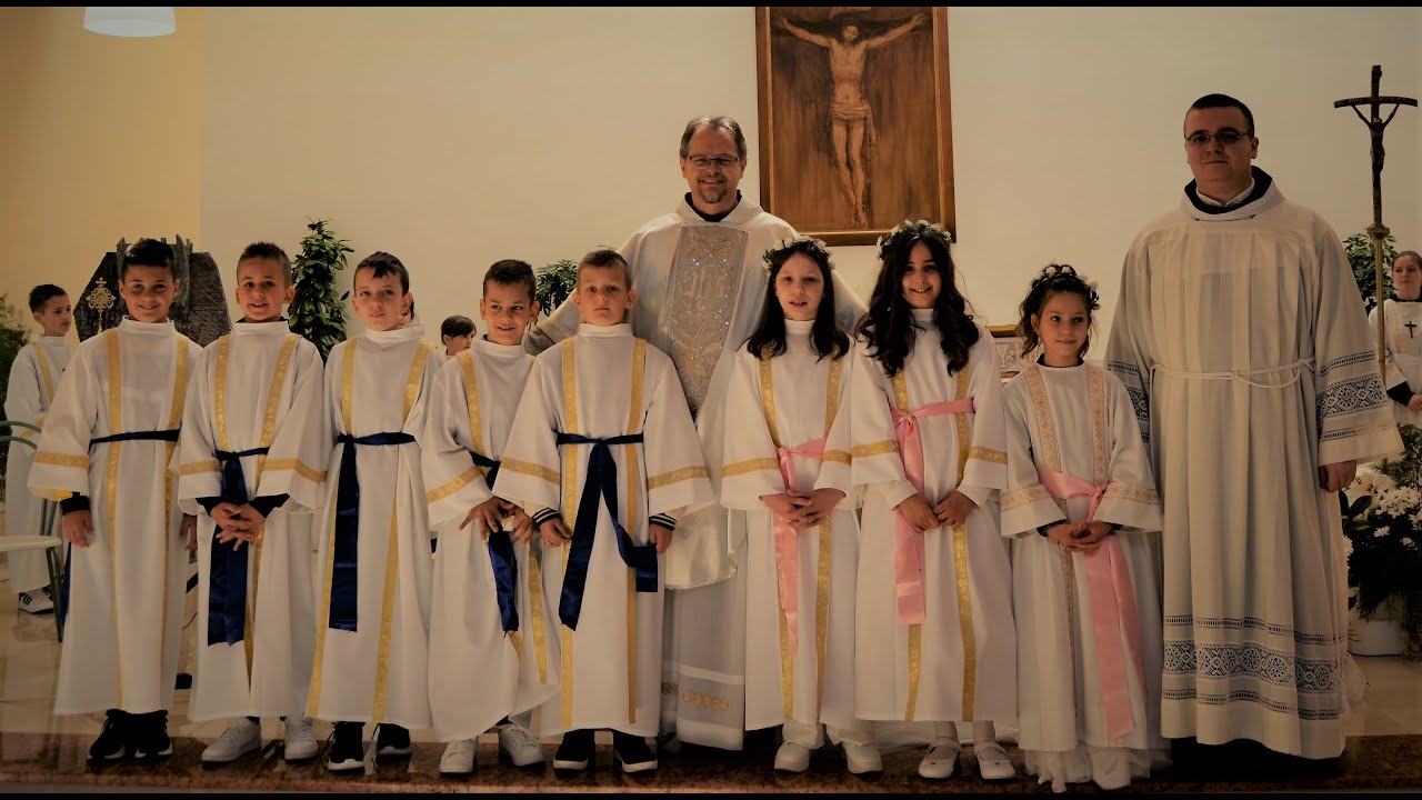 PROSLAVA PRVE PRIČESTI U CRKVI SV. FRANJE ASIŠKOG SARAJEVSKE ŽUPE DOBRINJA 23.4.2023.