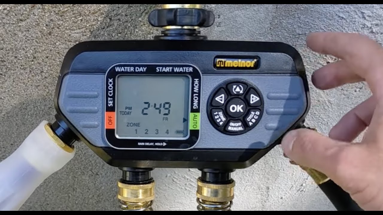 Automatic Above Ground Sprinkler System DIY