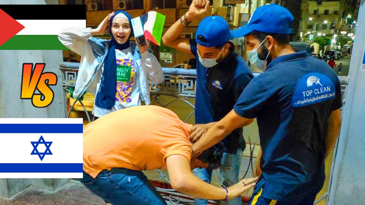 طلبت من المصريين حرق علم فلسطين !! رد فعل صادم