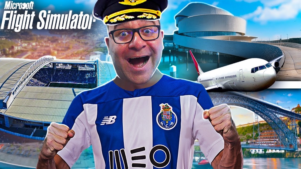 VOEI SOBRE O PORTO RIO DOURO E ESTÁDIO DO DRAGÃO | #6 MICROSOFT FLIGHT SIMULATOR