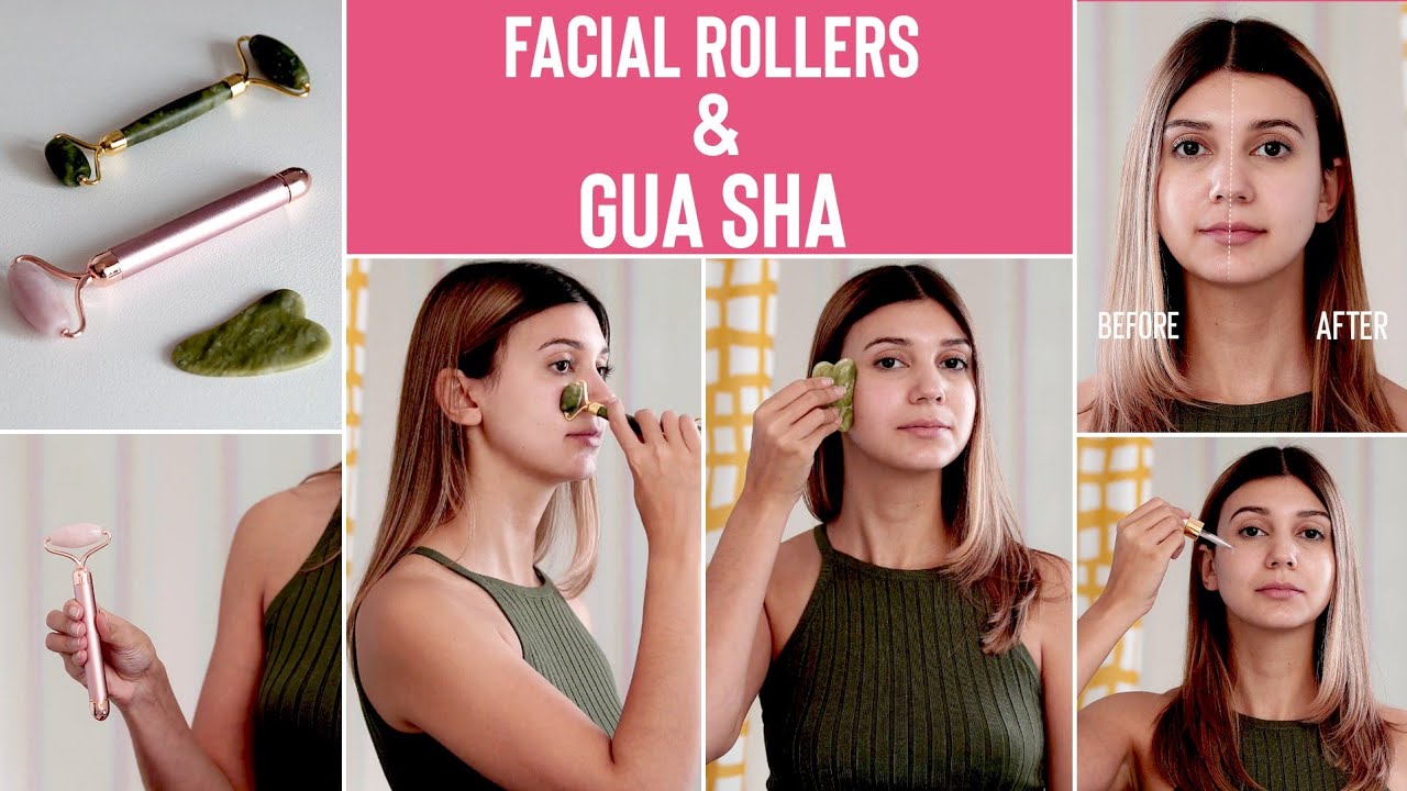 Facial Rollers & Gua Sha | How to use them for GLOWING SKIN!