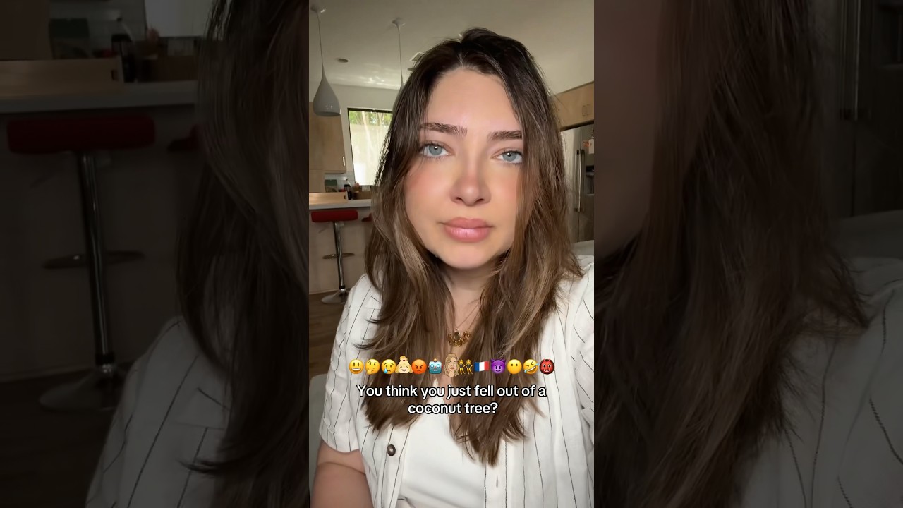 you think you just fell out of a coconut tree? TW: emotional #emojichallenge