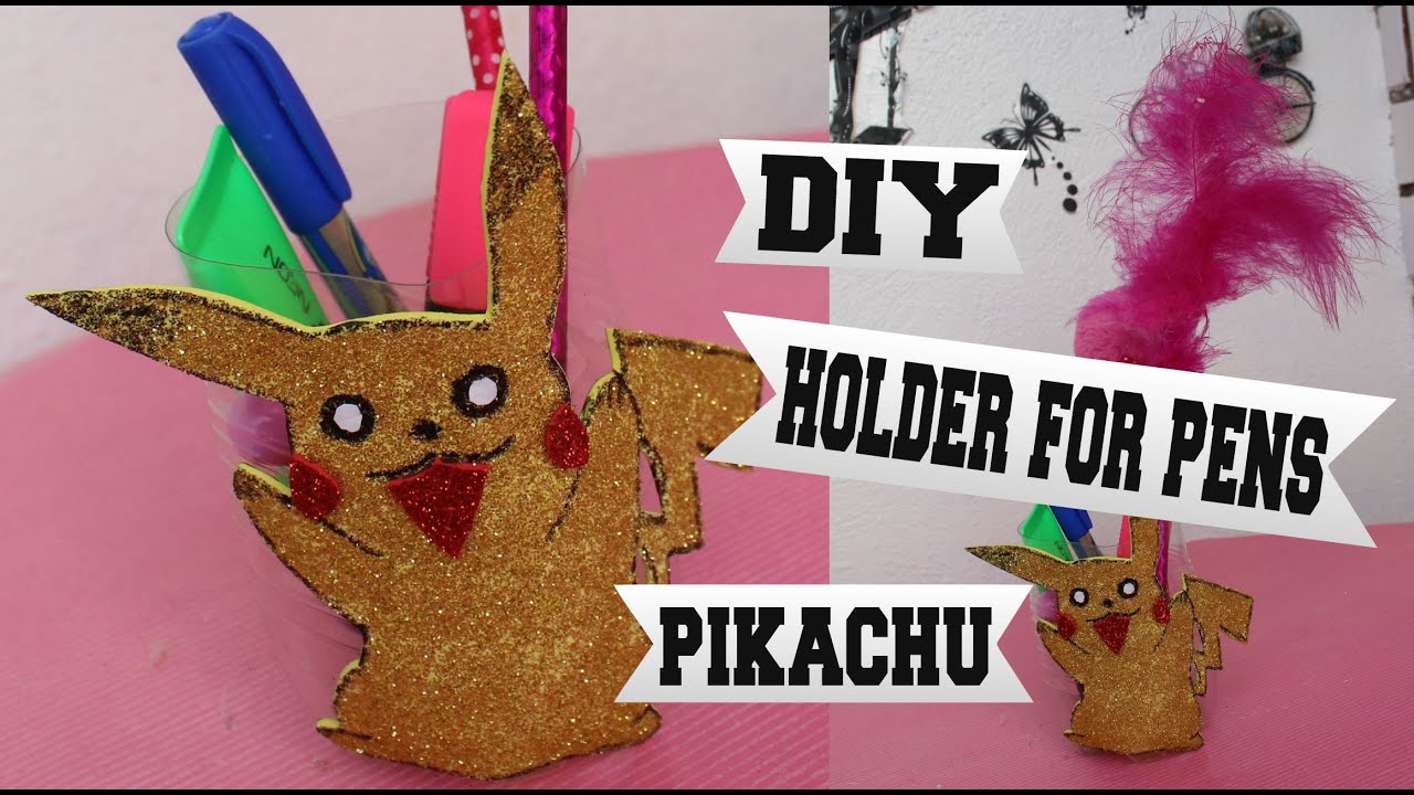 Back to school /Holder for pens / Drazac za olovke Pikachu