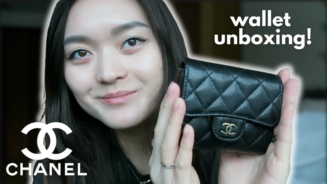 Chanel Classic Small Flap Wallet Unboxing // Cass Kinling
