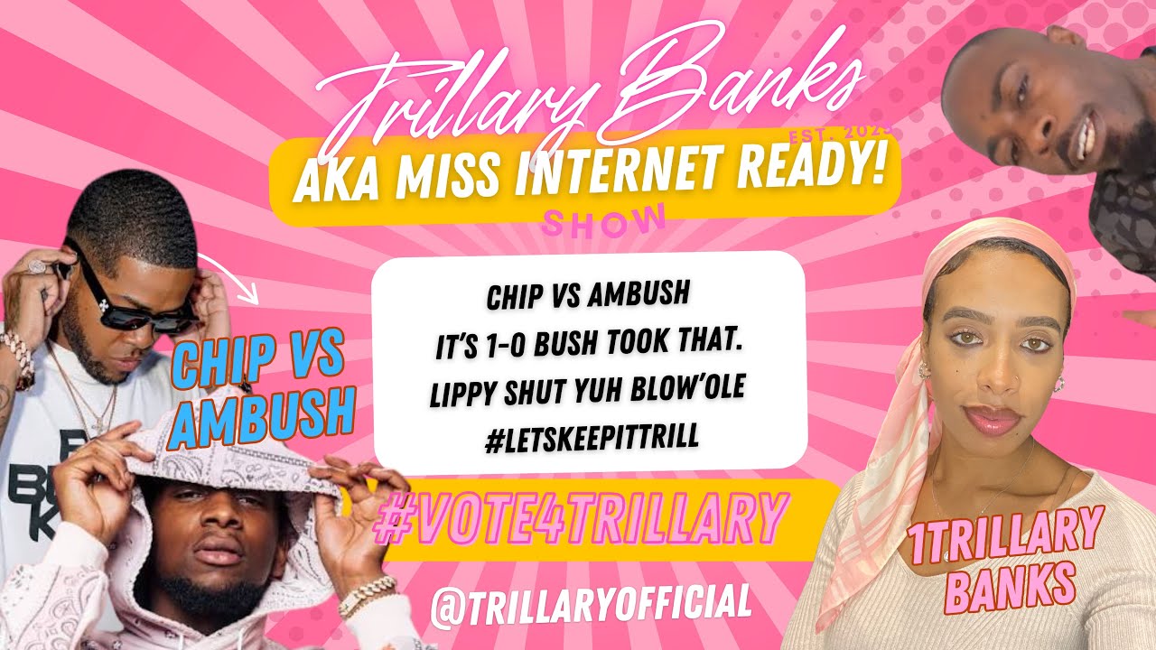 AMBUSH VS CHIP let the war commence.. Lippy Lickshot stay out of Gyal beef!!  #LetsKeepItTrill