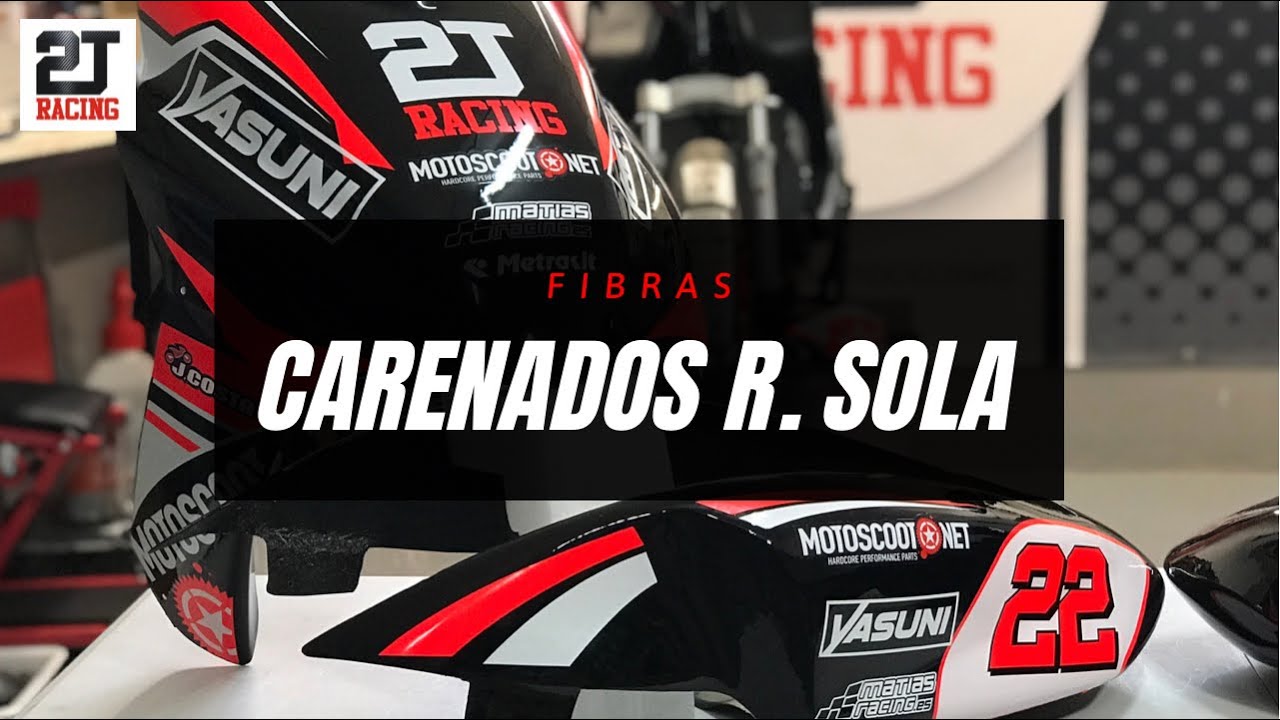 Capítulo 8 · Construcción de un SCOOTER de CARRERAS · Carenados fibra R. SOLA