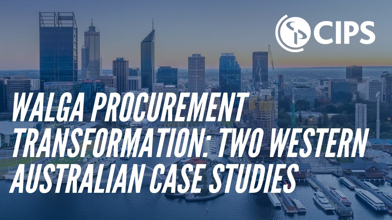 ANZ Webinar - Local Government Procurement Capability: The WA Outlook