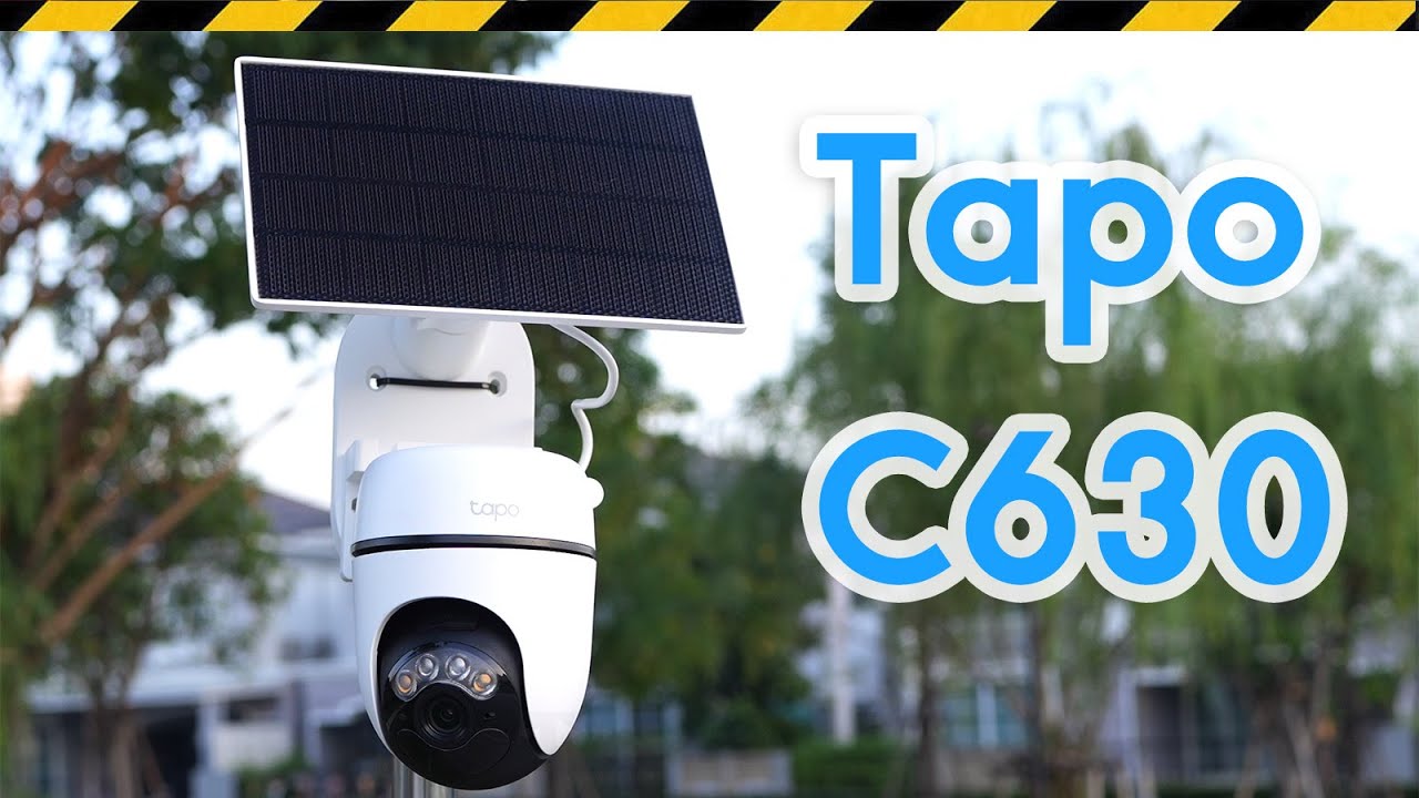 รีวิว Tapo C630 KIT 3K 5MP กล้องIPCAM โซล่าร์เซลล์ที่บันทึกได้ 24/7  มีAI