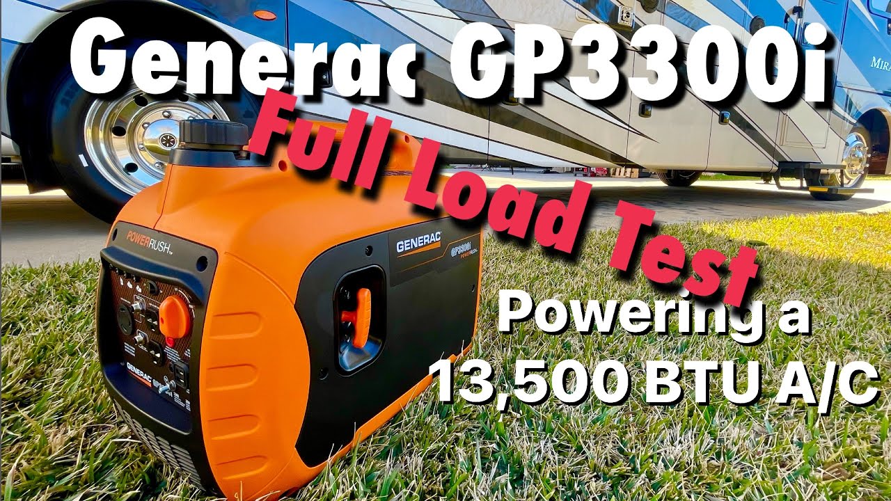 Generac GP3300i Load Test and first start up generator review