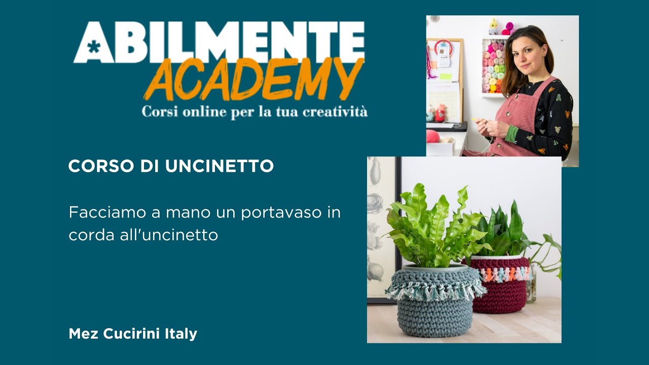 Creare un portavaso all'uncinetto 🧶