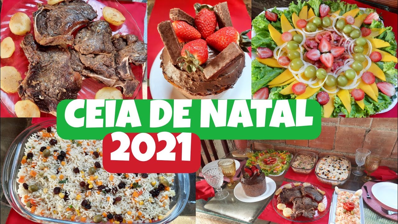 CEIA DE NATAL 2021: cardápio completo econômica + mesa posta | Lais Berto