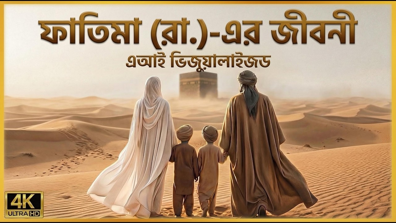 ফাতিমা (রা.) - নবী মুহাম্মদ ﷺ-এর কন্যা - এআই ভিজ্যুয়ালাইজড | উম্মুল মু'মিনীন — পর্ব ৭