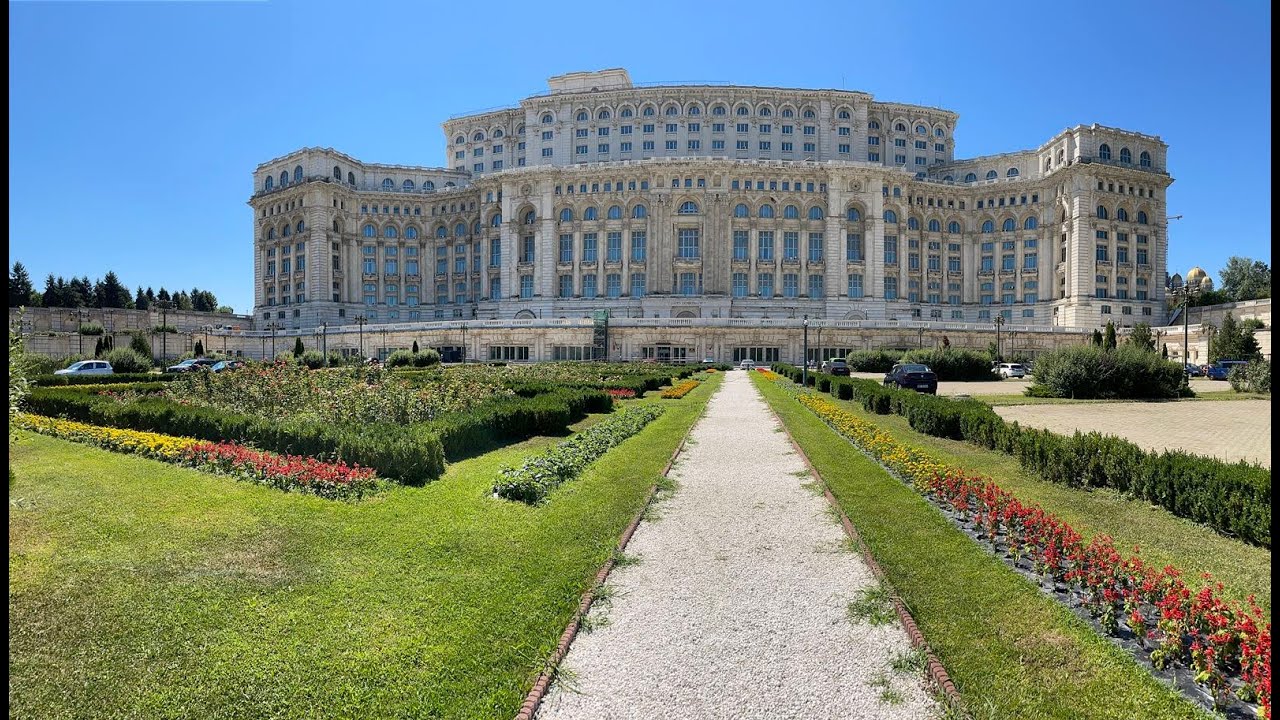 The Palace of the Parliament or Palatul Parlamentului or Republic's House - Bucharest Romania - ECTV